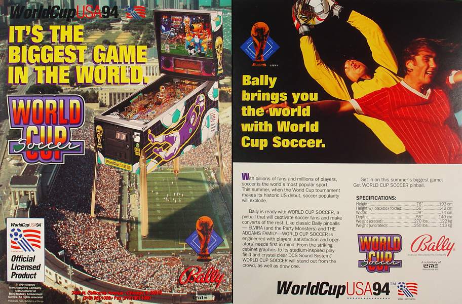WORLD CUP SOCCER (Bally) Flyer