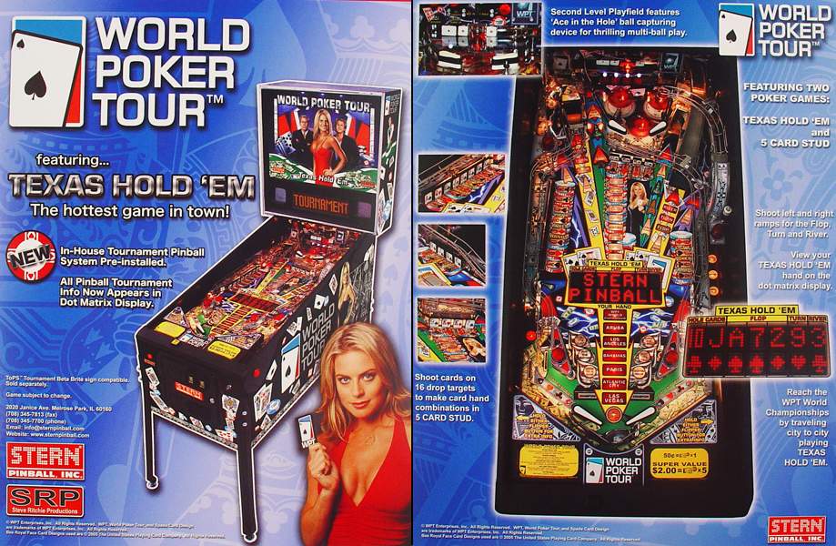 WORLD POKER TOUR (Stern) Flyer
