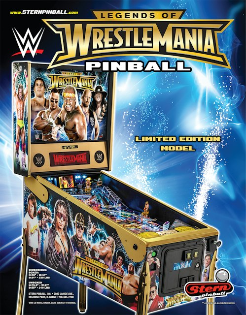 WWE WRESTLEMANIA LE (Stern) Flyer