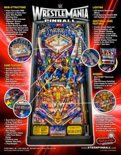 WWE WRESTLEMANIA PRO (Stern) Flyer