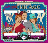 OLD CHICAGO (Bally) Backglass