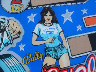 EVEL KNIEVEL (Bally) Backglass