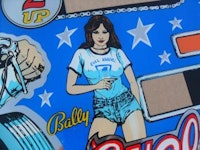 EVEL KNIEVEL (Bally) Backglass
