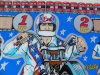 EVEL KNIEVEL (Bally) Backglass