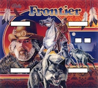 FRONTIER (Bally) Backglass