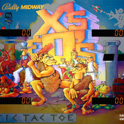 X's & O's (Bally) Backglass