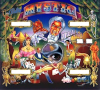 MYSTIC (Bally) Backglass