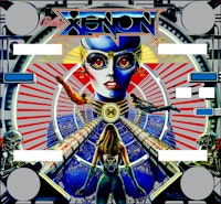 XENON (Bally) Backglass rear