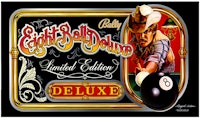 EIGHT BALL DELUXE LE (Bally) Backglass