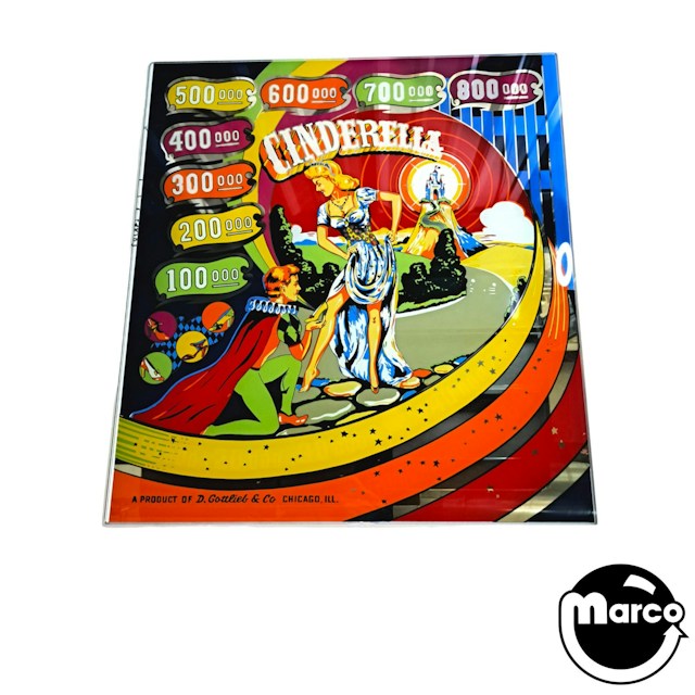 CINDERELLA (Gottlieb) Backglass