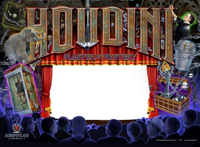 HOUDINI (American) Backglass