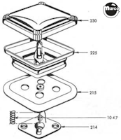 Bumper base Genco diamond white