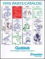Gottlieb/Premier 1995 Parts Catalog