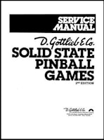 Gottlieb&reg; System 1 Solid State Service