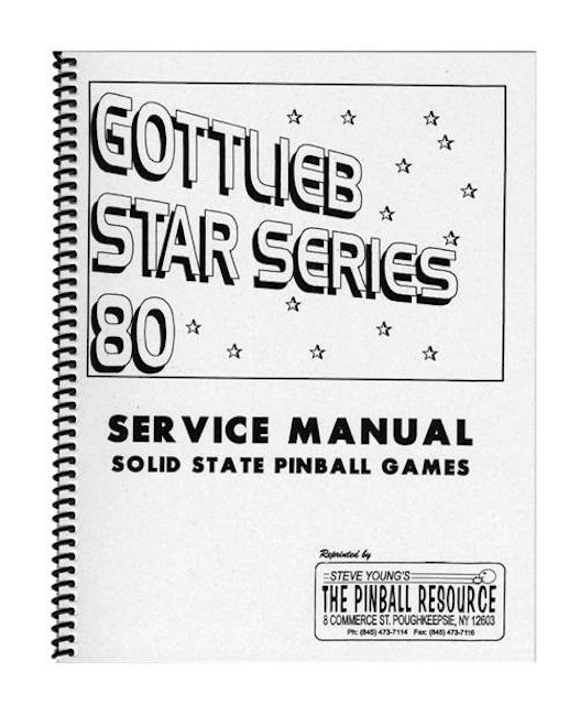 Gottlieb Star Series 80 Service Manual