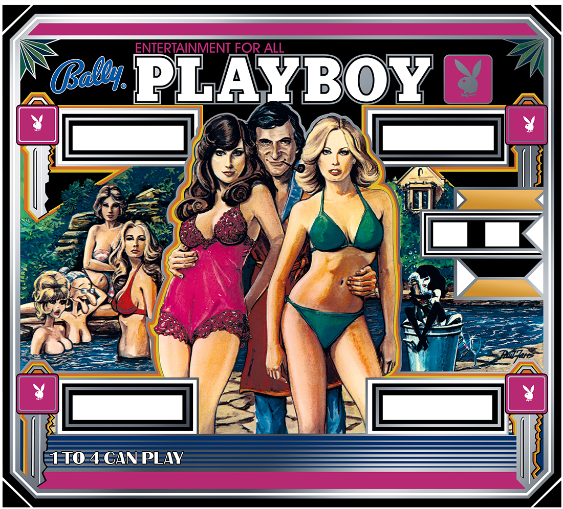 PLAYBOY (Bally 1978) Backglass