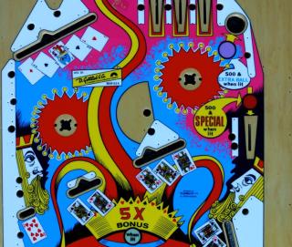 JOKER POKER (Gottlieb) Playfield