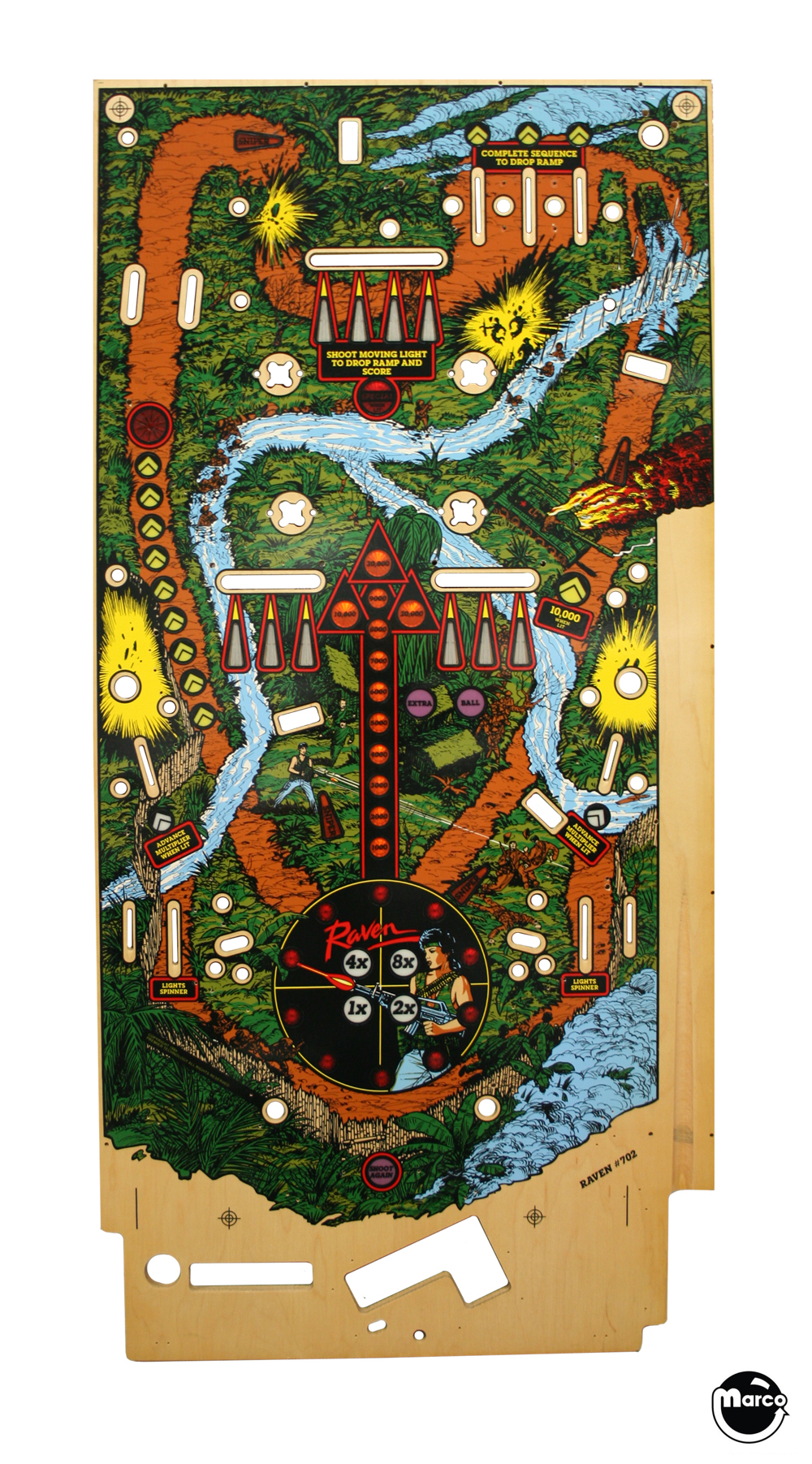 RAVEN (Gottlieb) Playfield