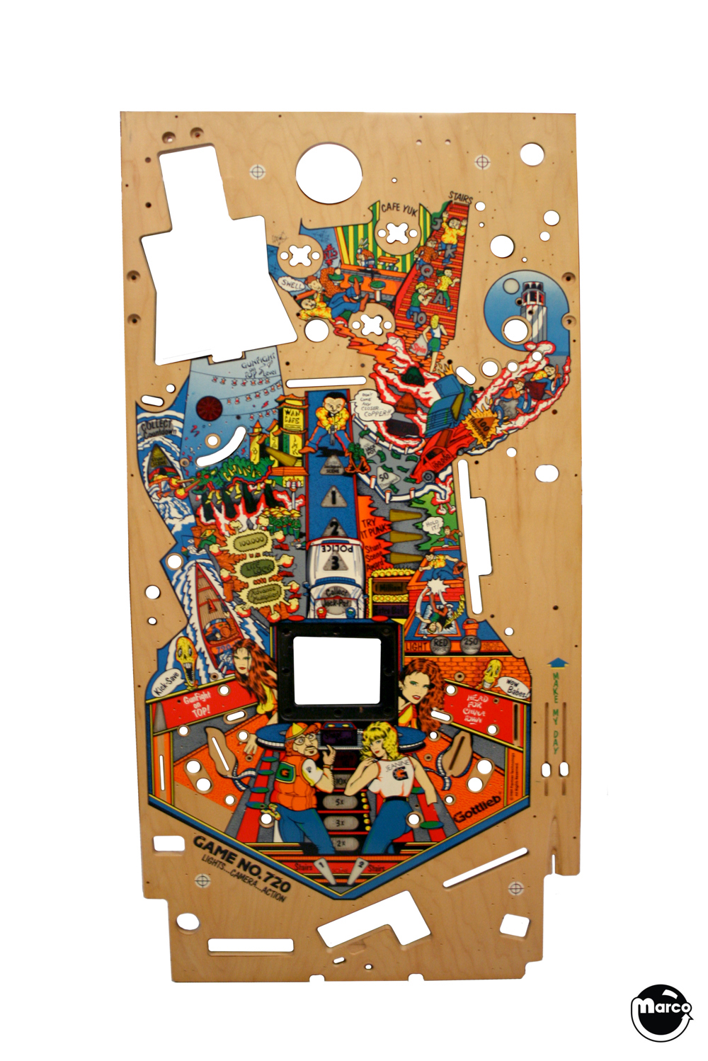 LIGHTS CAMERA ACTION (Gottlieb) Playfield