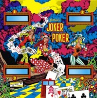 JOKER POKER (Gottlieb) Backglass