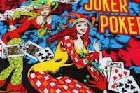 JOKER POKER (Gottlieb) Backglass