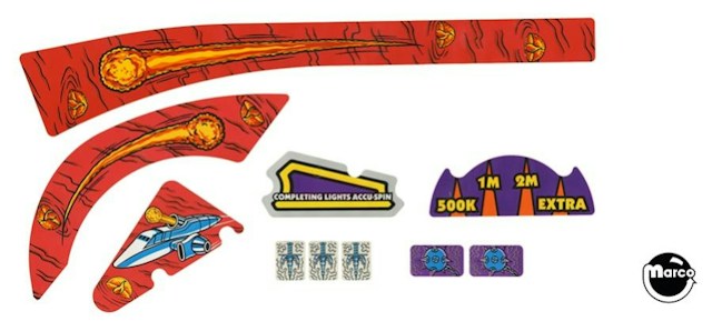 GLADIATORS (Gottlieb) Decal set