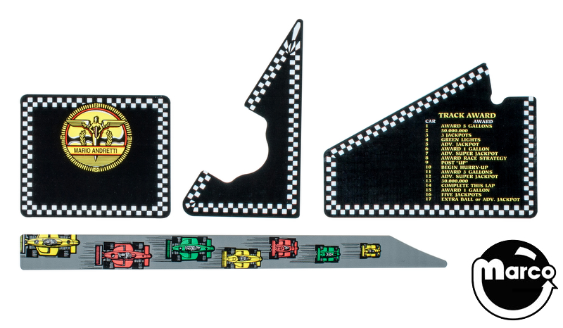 MARIO ANDRETTI (Gottlieb) Decal set