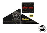 BARB WIRE (Gottlieb) Decal set