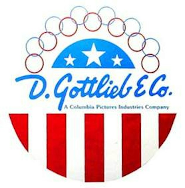 Coin door decal Gottlieb StarStripe