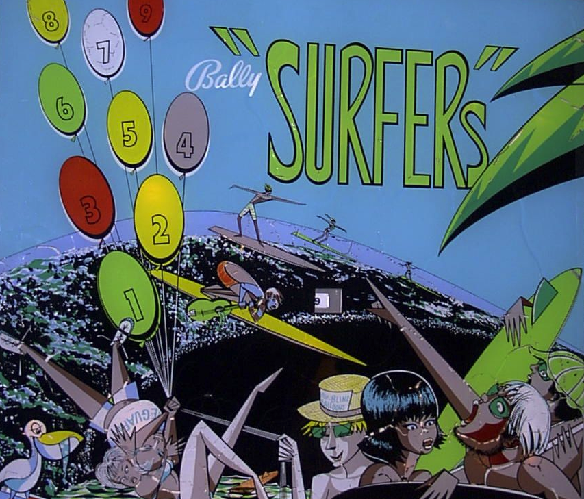 SURFERS Pinball (Bally 1967)