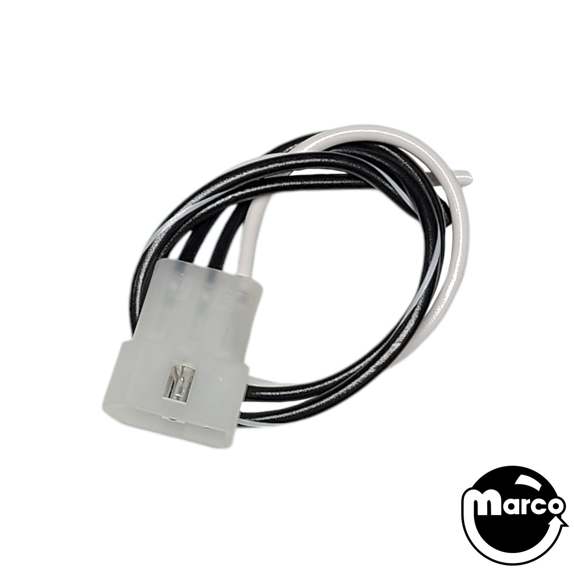 3 Postion .093 connector with 6 inches of wire