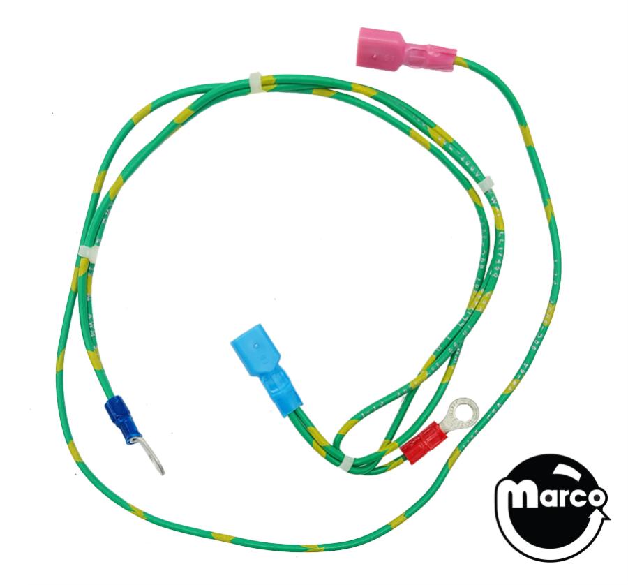 Speaker panel ground cable