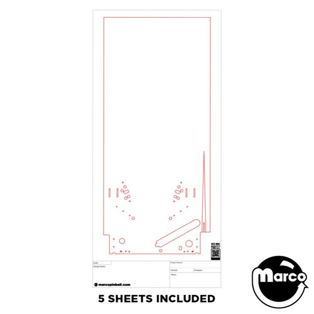 Home Brew White Wood Blank Layout Paper - WMS