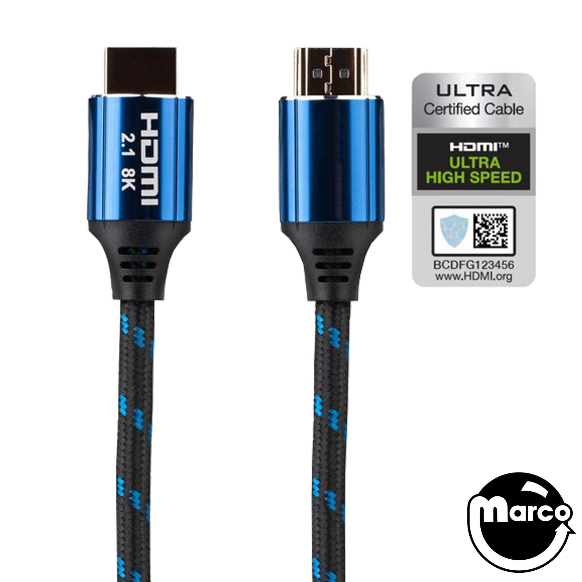 10 ft. Premium Certified Ultra HD HDMI Cable 8K@60 Hz HDR 48 Gbps