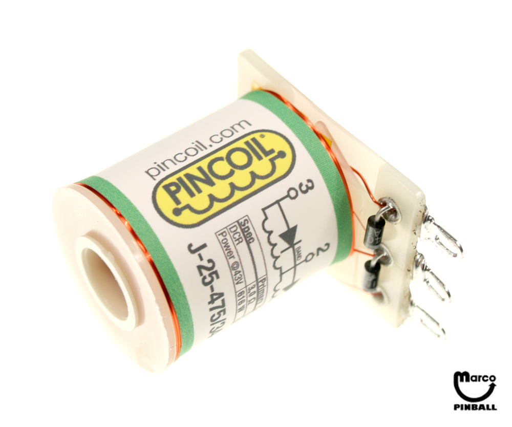 Coil - flipper J-25-475/34-4500