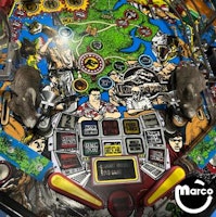 JURASSIC PARK (DATA EAST) DELUXE SLINGSHOT MOD
