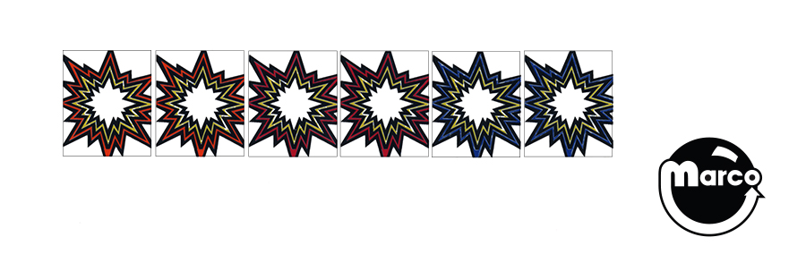 JUNKYARD (Williams) target decal set