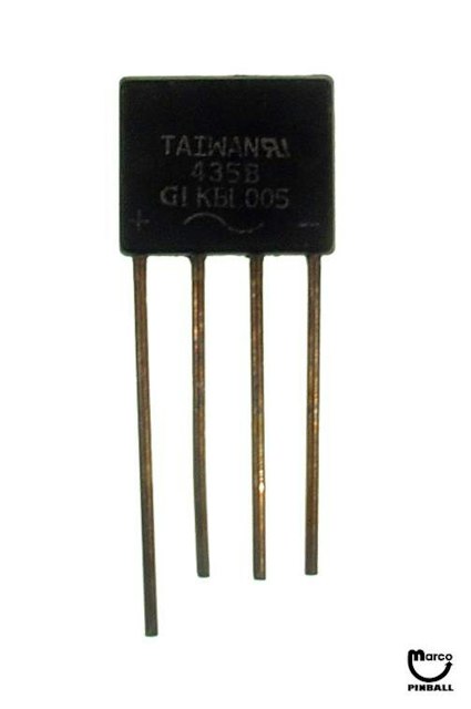 Bridge rectifier 4A 200V