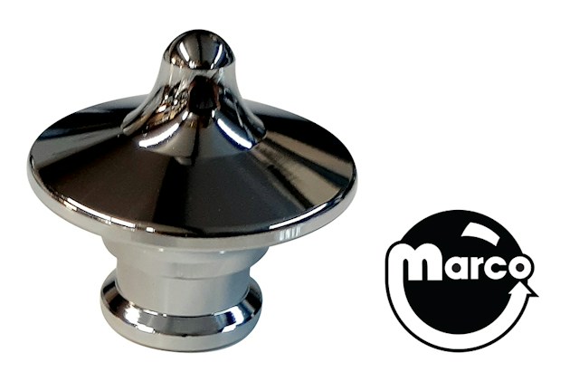 Ball shooter knob point chrome
