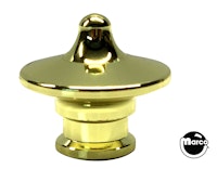 Ball shooter knob point brass