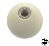 Ball shooter knob plastic sphere white