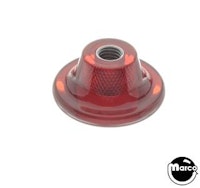 Ball shooter knob plastic red transparent