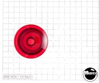 Ball shooter knob plastic red transparent