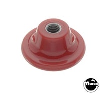 Ball shooter knob plastic red opaque
