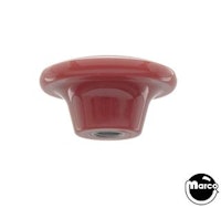 Ball shooter knob plastic red opaque