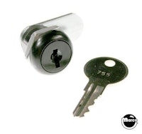 Lock and cam - 5/8 inch keyed-alike black 20-9637