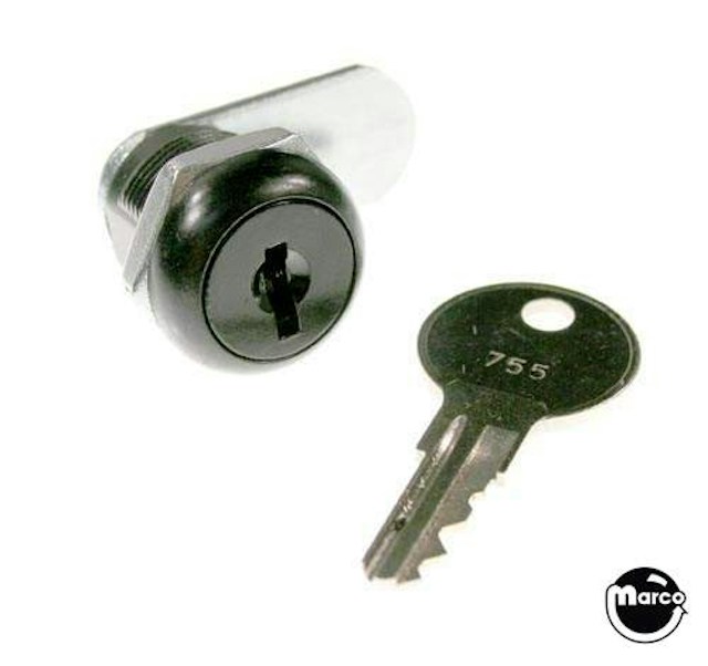 Lock and cam - 5/8 inch keyed-alike black 20-9637