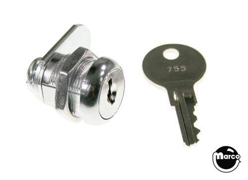 Lock and Cam - 5/8 inch keyed-alike chrome