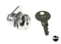 Lock and Cam - 5/8 inch keyed-alike chrome