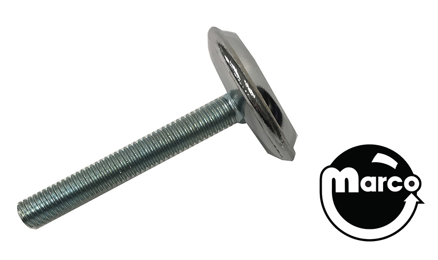 Leg leveler - 3 inch chrome